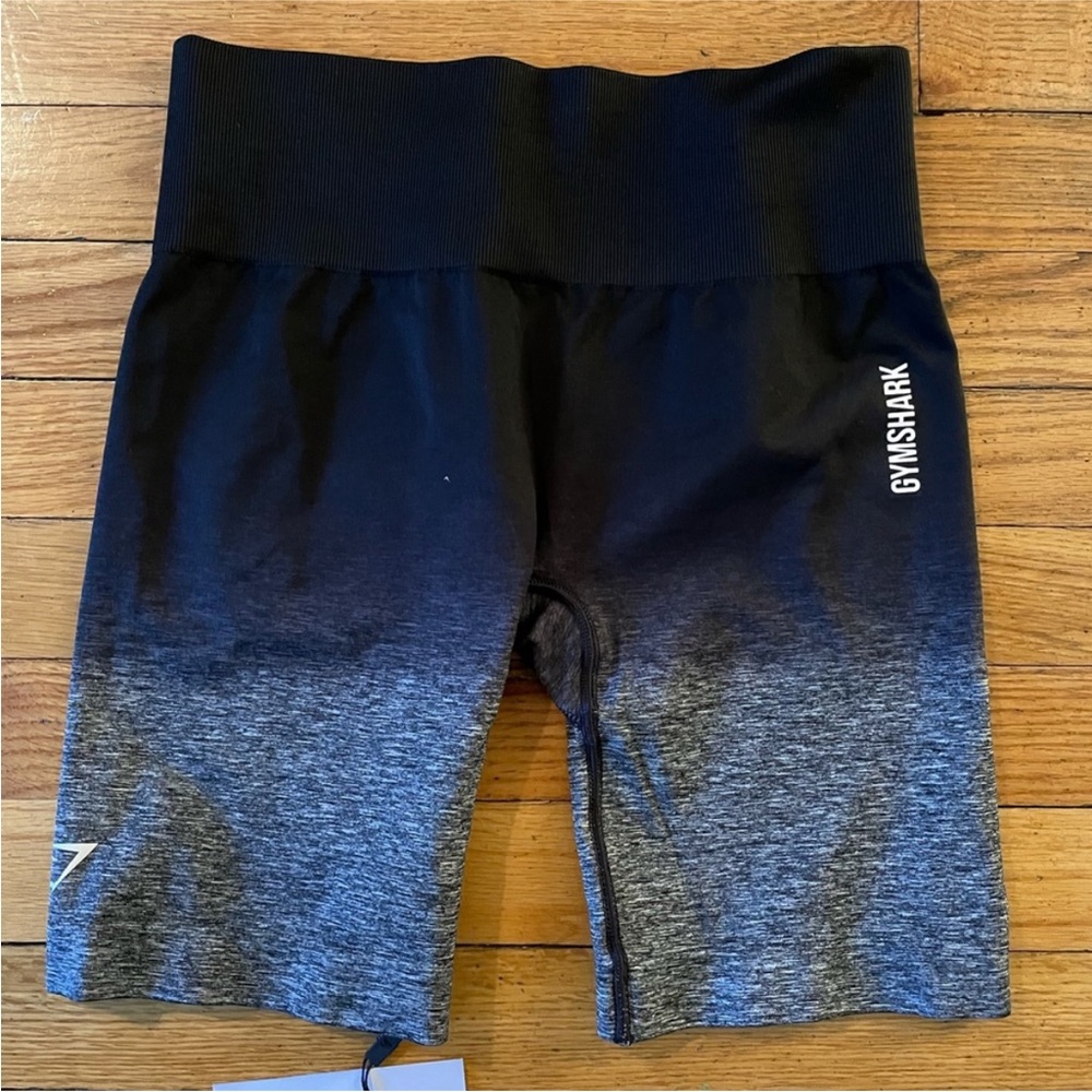 Gymshark Black and Gray Ombre Shorts